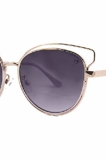 Ruby Rocks Metal 'santorini' Skeleton Frame In Gold Ruby Rocks